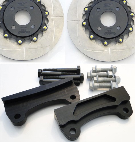 Adattatore pinza freno per Ford Fiesta Mk6/7/8 (ST180/ST200) w/Disc Brake